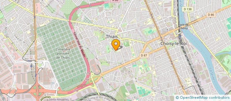 localisation de l'entreprise SYNDIC COPROP 52 A 64 RUE VICTOR BASCH à THIAIS