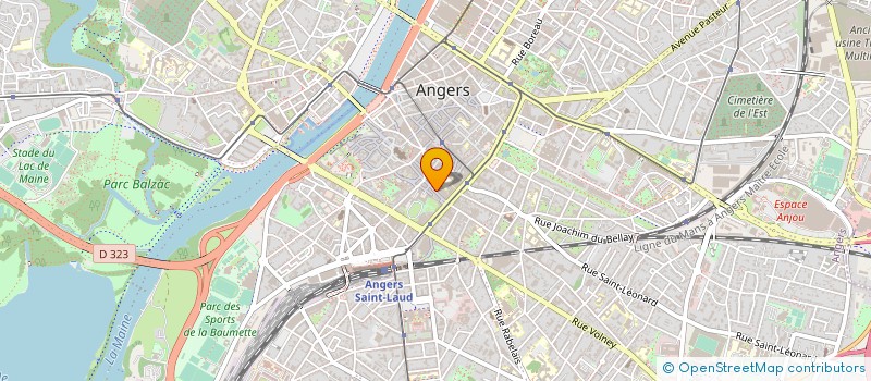 localisation de l'entreprise SYNDIC COPROP 53 RUE ST AUBIN à ANGERS