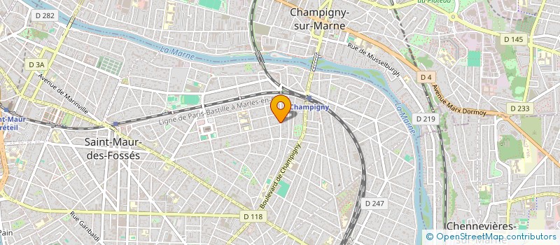 localisation de l'entreprise SYNDIC COPROP  57 AV DE L EST à SAINT-MAUR-DES-FOSSES