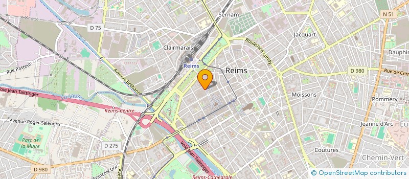 localisation de l'entreprise SYNDIC COPROP 59 PLACE D'ERLON  REIMS