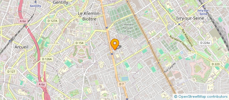 localisation de l'entreprise SYNDIC COPROP  6 RUE DAUPHIN à VILLEJUIF