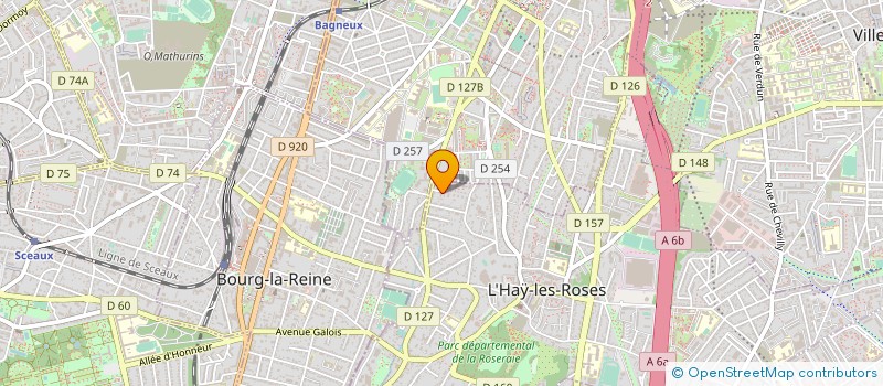 localisation de l'entreprise SYNDIC COPROP 6 RUE DE LA FUTAIE à L'HAY-LES-ROSES