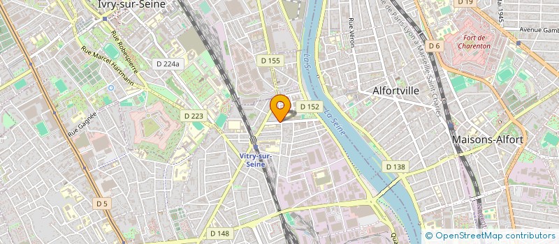 localisation de l'entreprise SYNDIC COPROP 62 R CHARLES FOURIER  VITRY-SUR-SEINE