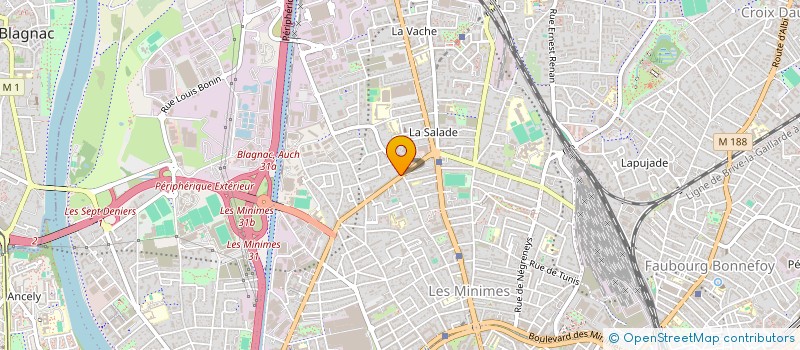 localisation de l'entreprise SYNDIC COPROP 63 BD SILVIO TRENTIN  TOULOUSE