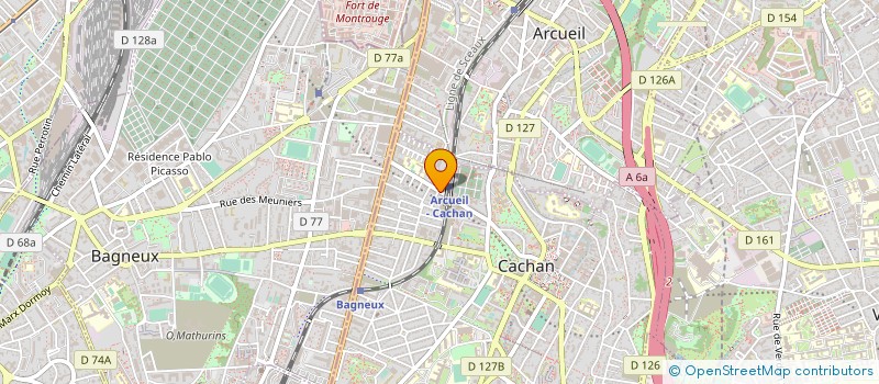 localisation de l'entreprise SYNDIC COPROP 68-70 AVENUE CARNOT à CACHAN