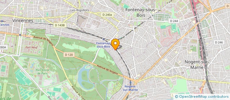 localisation de l'entreprise SYNDIC COPROP 7-8-9 AV MARRONNIERS à FONTENAY-SOUS-BOIS