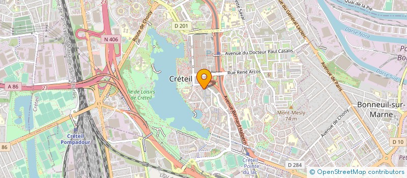 localisation de l'entreprise SYNDIC COPROP  7- 9 ALLEE MAX OPHULS  CRETEIL