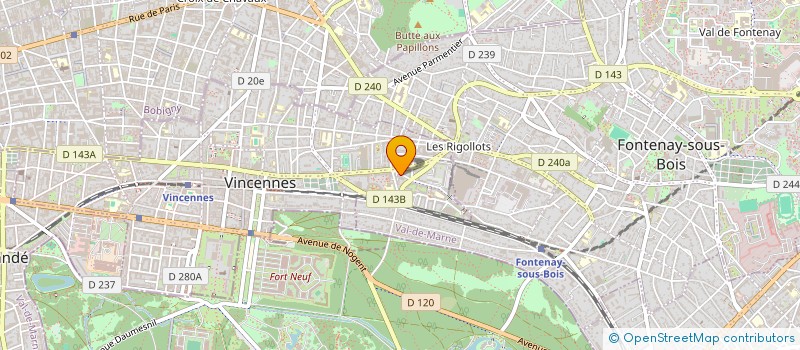 localisation de l'entreprise SYNDIC COPROP 8-10 RUE DE L'INDUSTRIE à VINCENNES