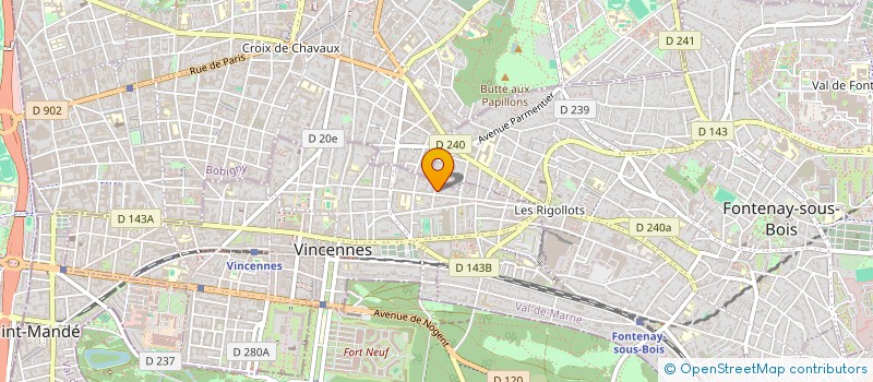 localisation de l'entreprise SYNDIC COPROP 8 RUE GUYNEMER à VINCENNES