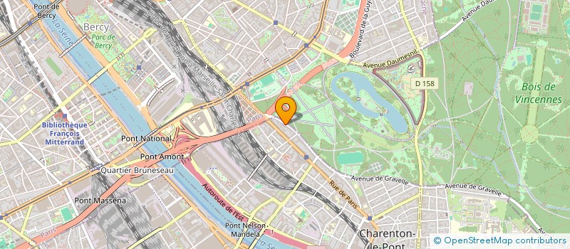 localisation de l'entreprise SYNDIC COPROP 9 AV GRAVELLE  CHARENTON-LE-PONT
