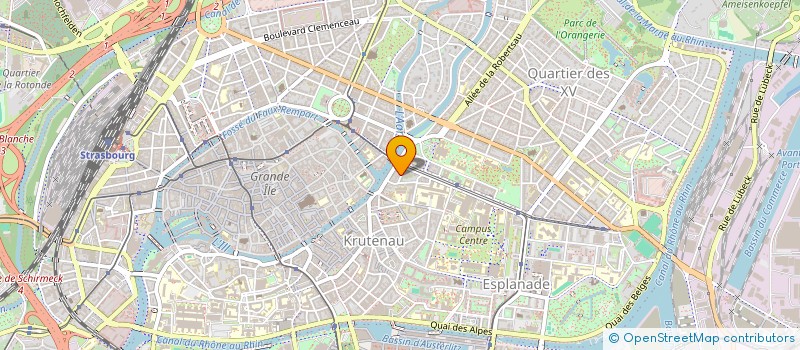 localisation de l'entreprise SYNDIC COPROP 9 RUE DES BAINS à STRASBOURG