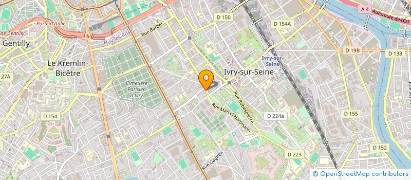 localisation de l'entreprise SYNDIC COPROP 94-100 RUE JEAN LE GALLEU à IVRY-SUR-SEINE