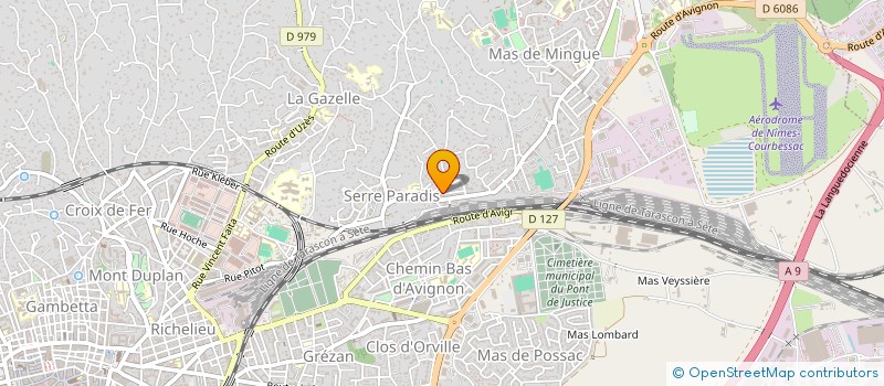 localisation de l'entreprise SYNDIC COPROP ALPIN 1  NIMES