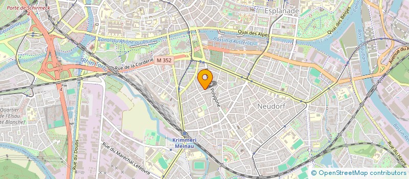 localisation de l'entreprise SYNDIC COPROP ANATOLE FRANCE à STRASBOURG