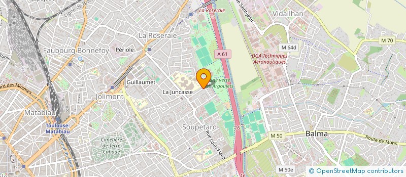 localisation de l'entreprise SYNDIC COPROP ARIES  TOULOUSE