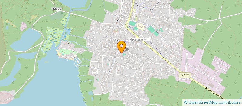 localisation de l'entreprise SYNDIC COPROP BATIMENT LUZOU  BISCARROSSE