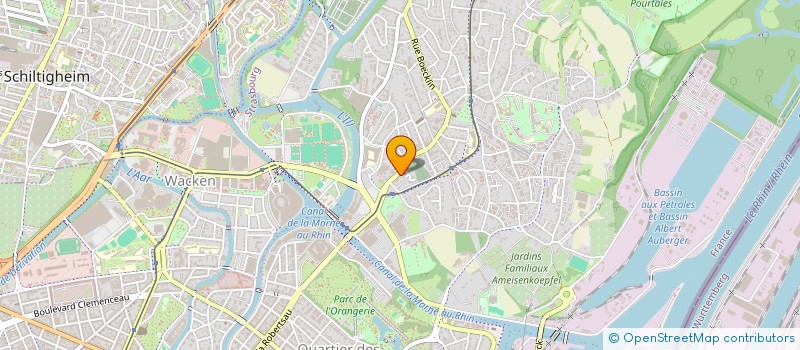 localisation de l'entreprise SYNDIC COPROP BOIS DE L ORANGERIE à STRASBOURG