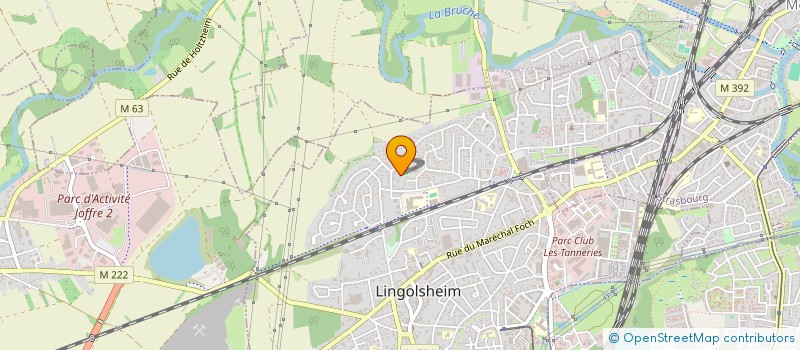 localisation de l'entreprise SYNDIC COPROP BRUCHE H  LINGOLSHEIM