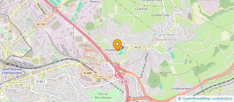 localisation de l'entreprise SYNDIC COPROP CHAMP FLEURI  SAINT-JEAN-BONNEFONDS