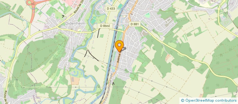 localisation de l'entreprise SYNDIC COPROP DE LA RESIDENCE DU BURN  BRUNSTATT-DIDENHEIM