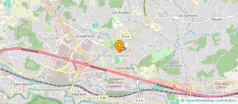 localisation de l'entreprise SYNDIC COPROP DE LA ZI DELTA INDUSTRIE à MARSEILLE 11