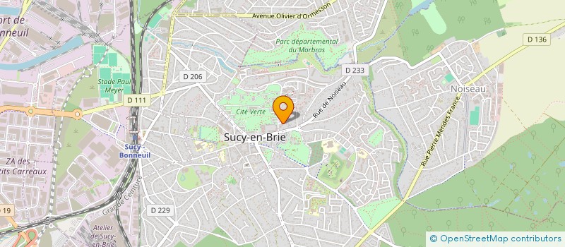 localisation de l'entreprise SYNDIC COPROP DES JARDINS DE SUCY à SUCY-EN-BRIE