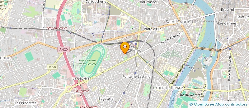 localisation de l'entreprise SYNDIC COPROP DES JARDINS DU PECH A2 à TOULOUSE
