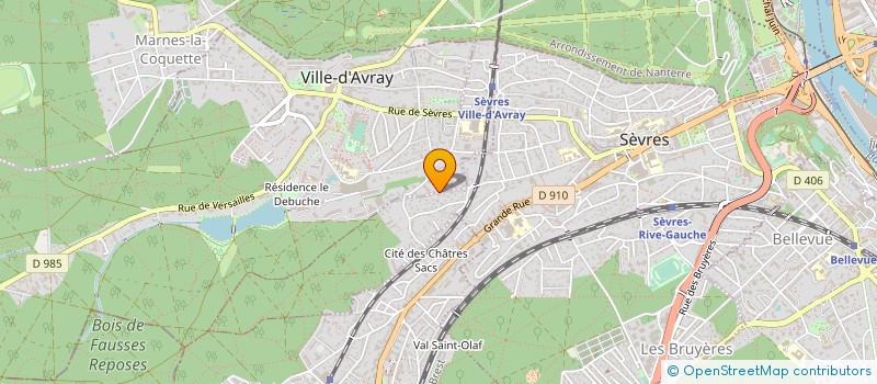 localisation de l'entreprise SYNDIC.COPROP. DU 18 RUE DE LA JUSTICE à SEVRES