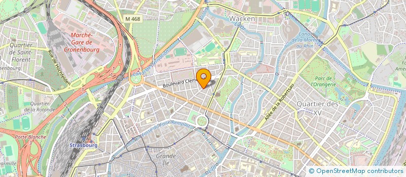 localisation de l'entreprise SYNDIC COPROP DU 22 RUE OBERLIN à STRASBOURG