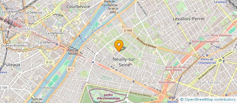 localisation de l'entreprise SYNDIC COPROP DU 30 BD D'ARGENSON à NEUILLY-SUR-SEINE