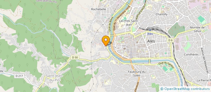 localisation de l'entreprise SYNDIC COPROP DU 7 FG ROCHEBELLE  ALES