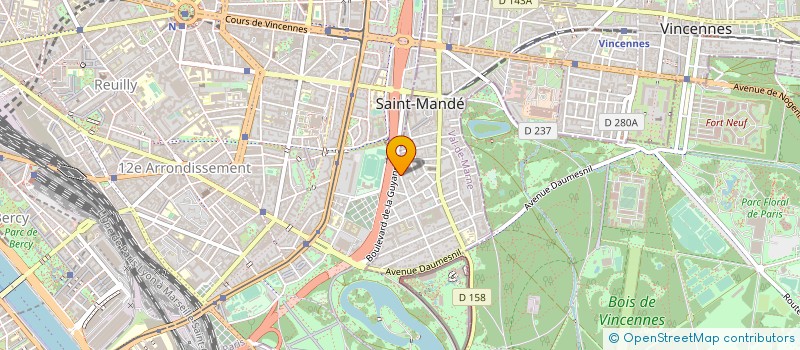 localisation de l'entreprise SYNDIC COPROP DU 8 AV ALPHAND à SAINT-MANDE