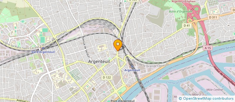 localisation de l'entreprise SYNDIC COPROP DU 9 BD JEAN ALLEMANE  ARGENTEUIL