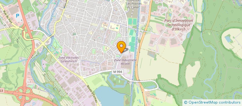 localisation de l'entreprise SYNDIC COPROP EUREKA  ILLKIRCH-GRAFFENSTADEN