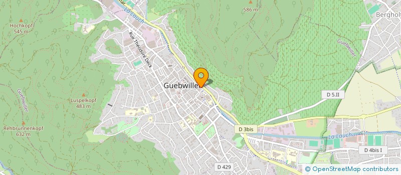 localisation de l'entreprise SYNDIC COPROP GARAGES PARKING LA LAUCH  GUEBWILLER