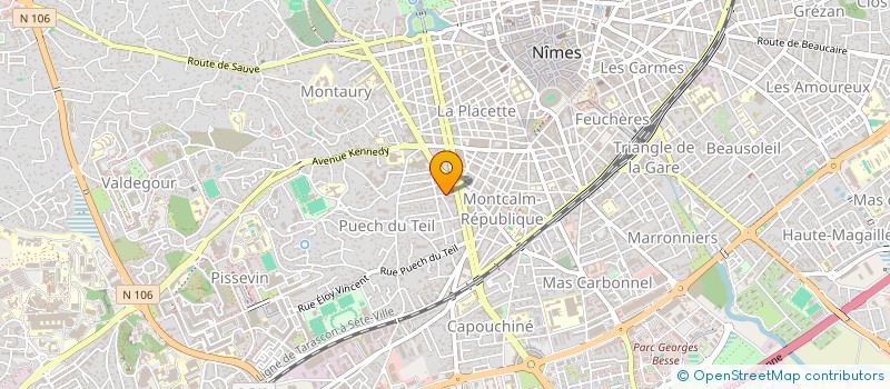 localisation de l'entreprise SYNDIC COPROP IMB LA PAIX  NIMES