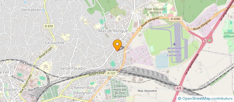 localisation de l'entreprise SYNDIC COPROP IMB LES GEMEAUX  NIMES