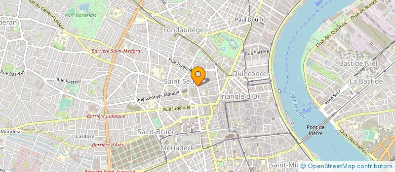 localisation de l'entreprise SYNDIC COPROP IMM 100 R ABBE DE L EPEE  BORDEAUX