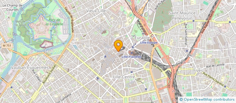 localisation de l'entreprise SYNDIC COPROP IMM 17 R PONTS DE COMINES à LILLE