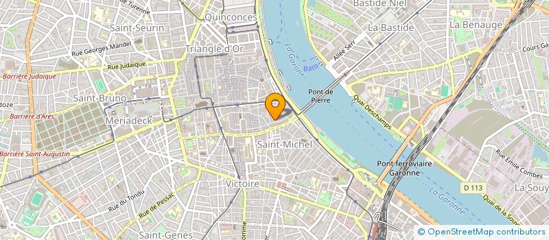 localisation de l'entreprise SYNDIC COPROP IMM 21 R DESCAZEAUX  BORDEAUX