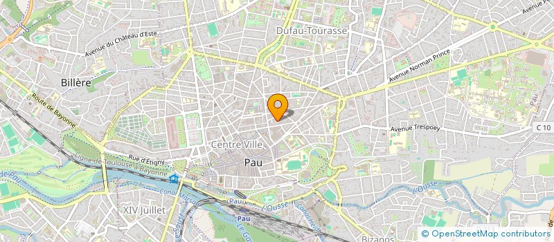 localisation de l'entreprise SYNDIC COPROP IMM 24 RUE EMILE GUICHENNE à PAU