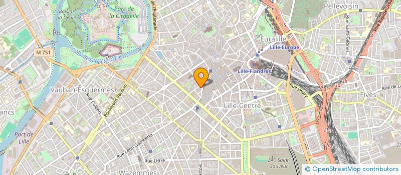 localisation de l'entreprise SYNDIC COPROP IMM 33 R HOPITAL MILITAIRE à LILLE