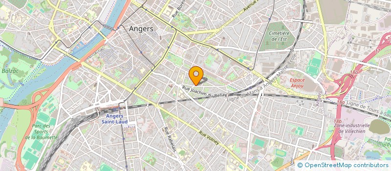 localisation de l'entreprise SYNDIC COPROP IMM 45 RUE FRANKLIN à ANGERS