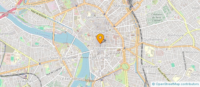 localisation de l'entreprise SYNDIC COPROP IMM. 5 RUE PEYRAS à TOULOUSE