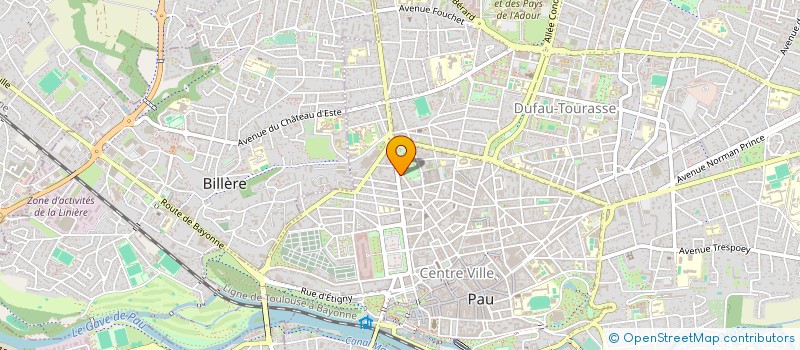 localisation de l'entreprise SYNDIC COPROP IMM 63 RUE MONTPENSIER à PAU
