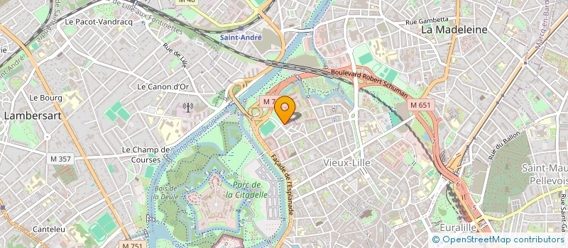 localisation de l'entreprise SYNDIC COPROP IMM 7 RUE PORTE D YPRES  LILLE