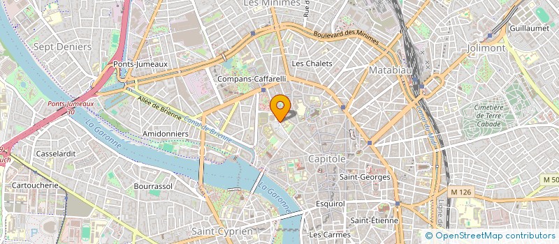 localisation de l'entreprise SYNDIC COPROP IMM 8 R DES PUITS-CREUSES à TOULOUSE