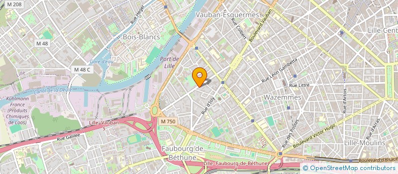 localisation de l'entreprise SYNDIC COPROP IMM 91-93 R DE LA BASSEE à LILLE