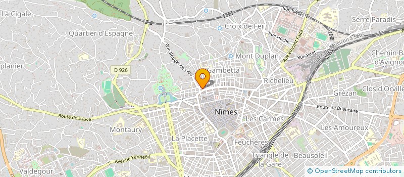 localisation de l'entreprise SYNDIC COPROP IMM NOEL MAURICE  NIMES