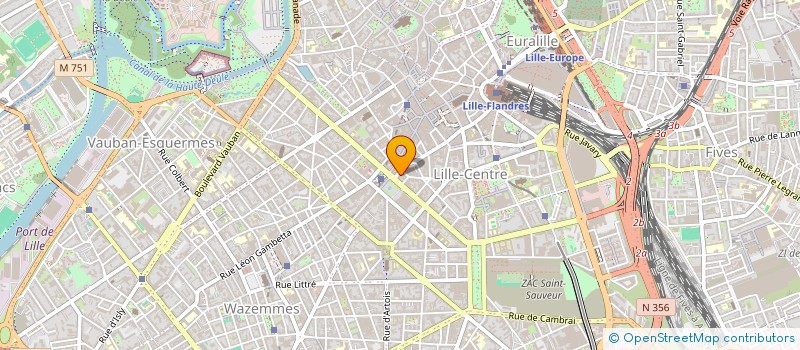 localisation de l'entreprise SYNDIC COPROP IMM RICHEBE à LILLE